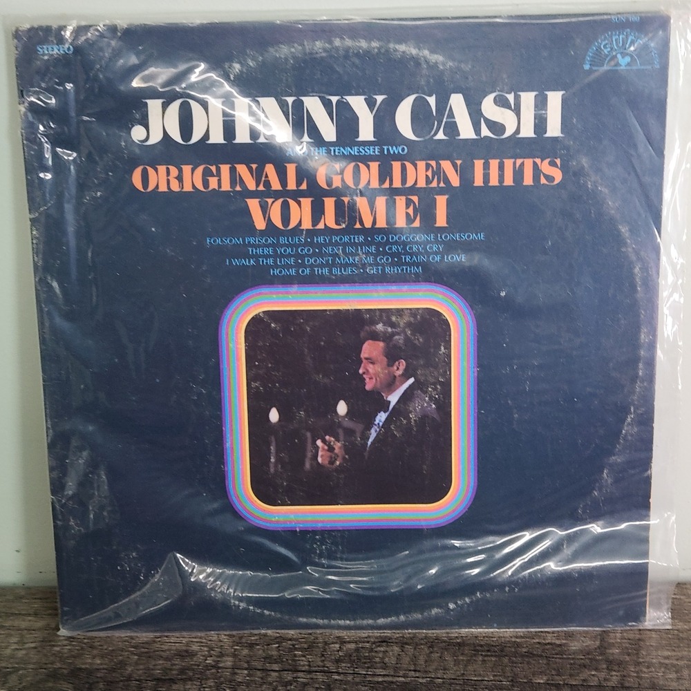 Johnny Cash Vinyl Record - The Tennessee Two - Original Golden Hits Volume‎ 1